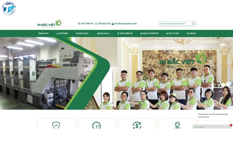 In Bắc Việt 